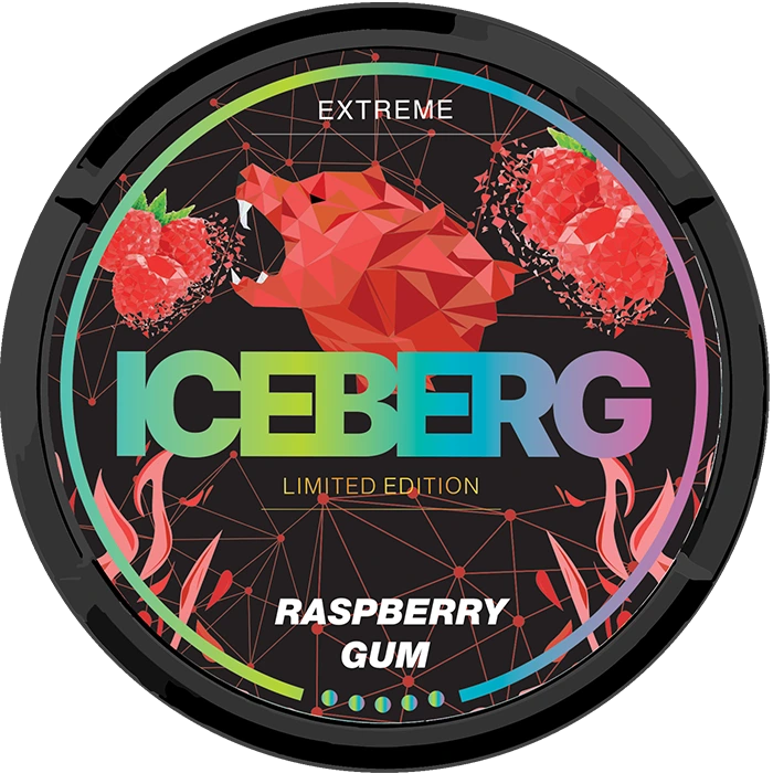Iceberg Snus - Raspberry Gum (130mg) - Snus Paradies